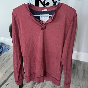 Red long sleeve shirt